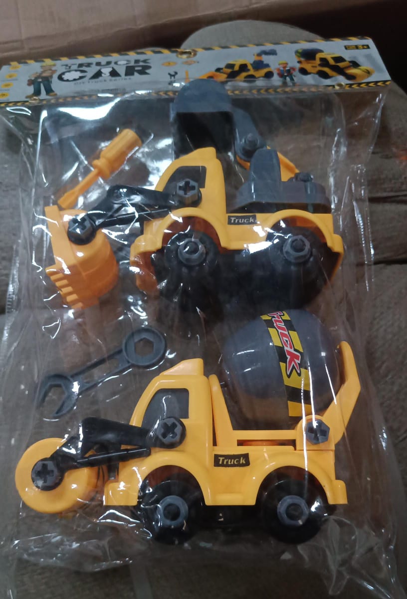 4647 Engineering vehicles Nut Assembly Vehicle Toy, DIY Nut Assembly Vehicle Model Toy Highly Simulation Children Kids Car Model Toy Set (2 Pc Set) 4647 Engineering vehicles Nut Assembly Vehicle Toy, DIY Nut Assembly Vehicle Model Toy Highly Simulation Children Kids Car Model Toy Set (2 Pc Set)
